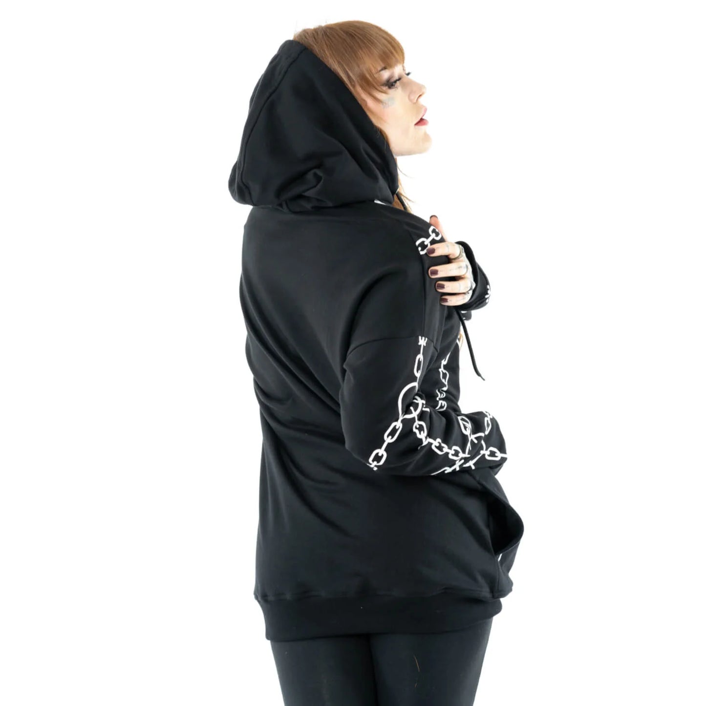 ENCHAINED HOOD BLACK