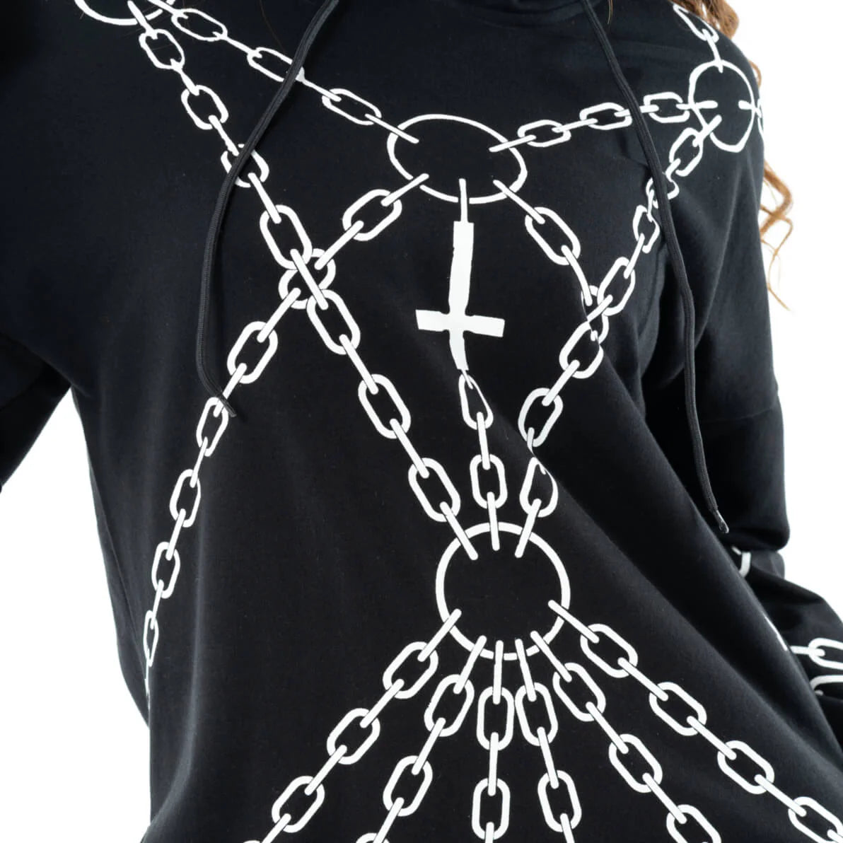 ENCHAINED HOOD BLACK