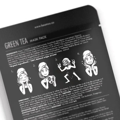 Tuchmaske Corpse Paint Green Tea