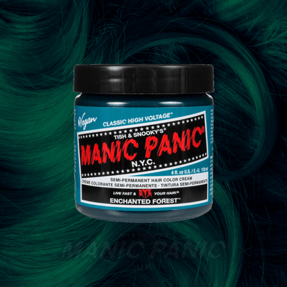 Farbbeispiel ENCHANTED FOREST Haartönung Manic Panic