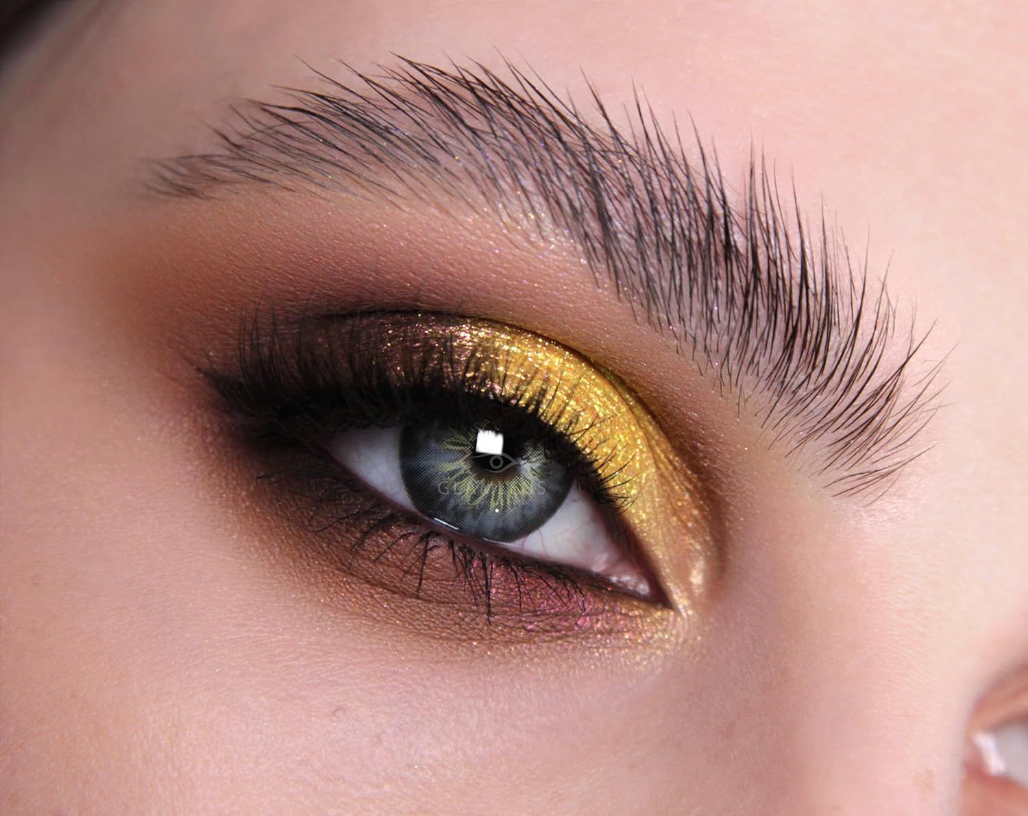 Graue, natürliche Kontaktlinse Madrid Gray FL24 von Glamlens