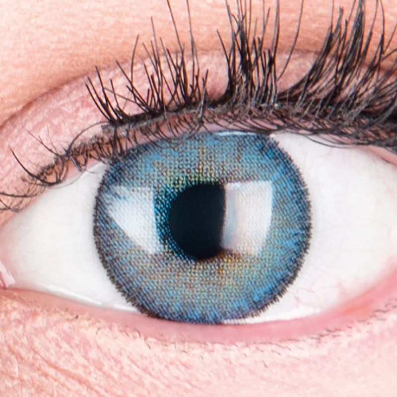 Blaue, natürliche Kontaktlinse Mirel Blue aus Serie Glamlens