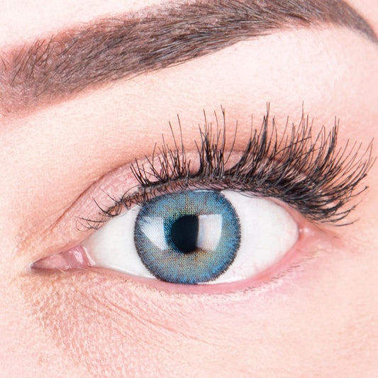 Blaue, natürliche Kontaktlinse Mirel Blue aus Serie Glamlens