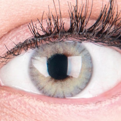Graue, natürliche Kontaktlinse Rose Gray aus Serie Glamlens