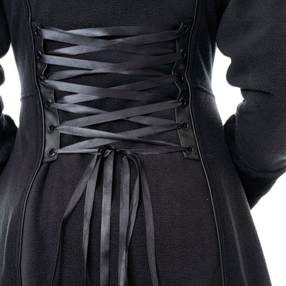 Nahaufnahme Schnürung Rücken