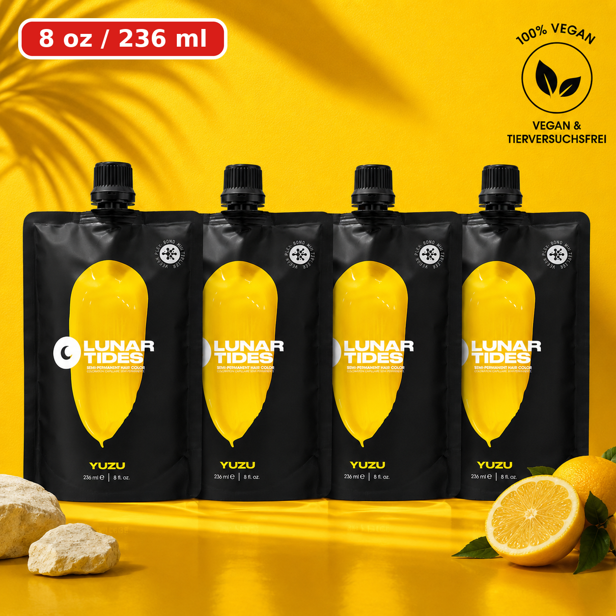 4er-Sparset Yuzu Yellow Haartönung Lunar Tides