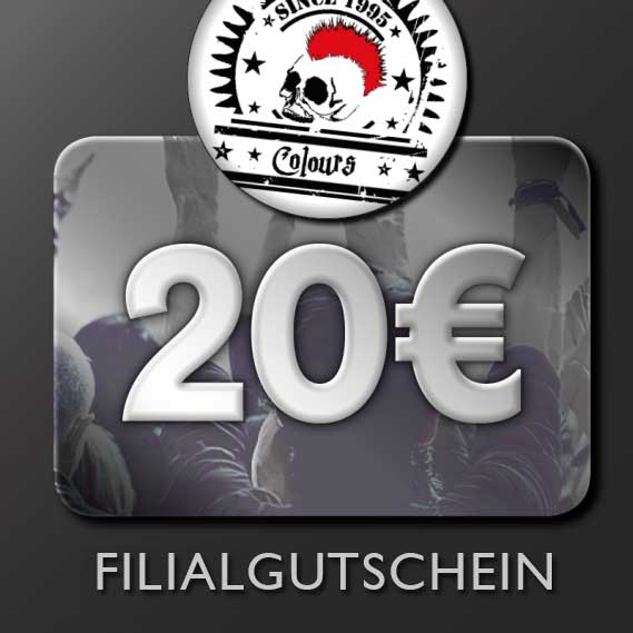 Colours Shop Filial-Gutschein 20€