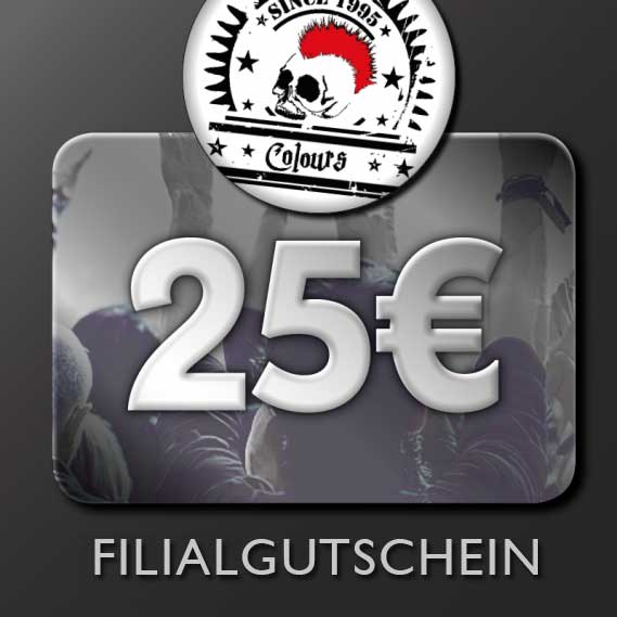 Colours Shop Filial-Gutschein 25€