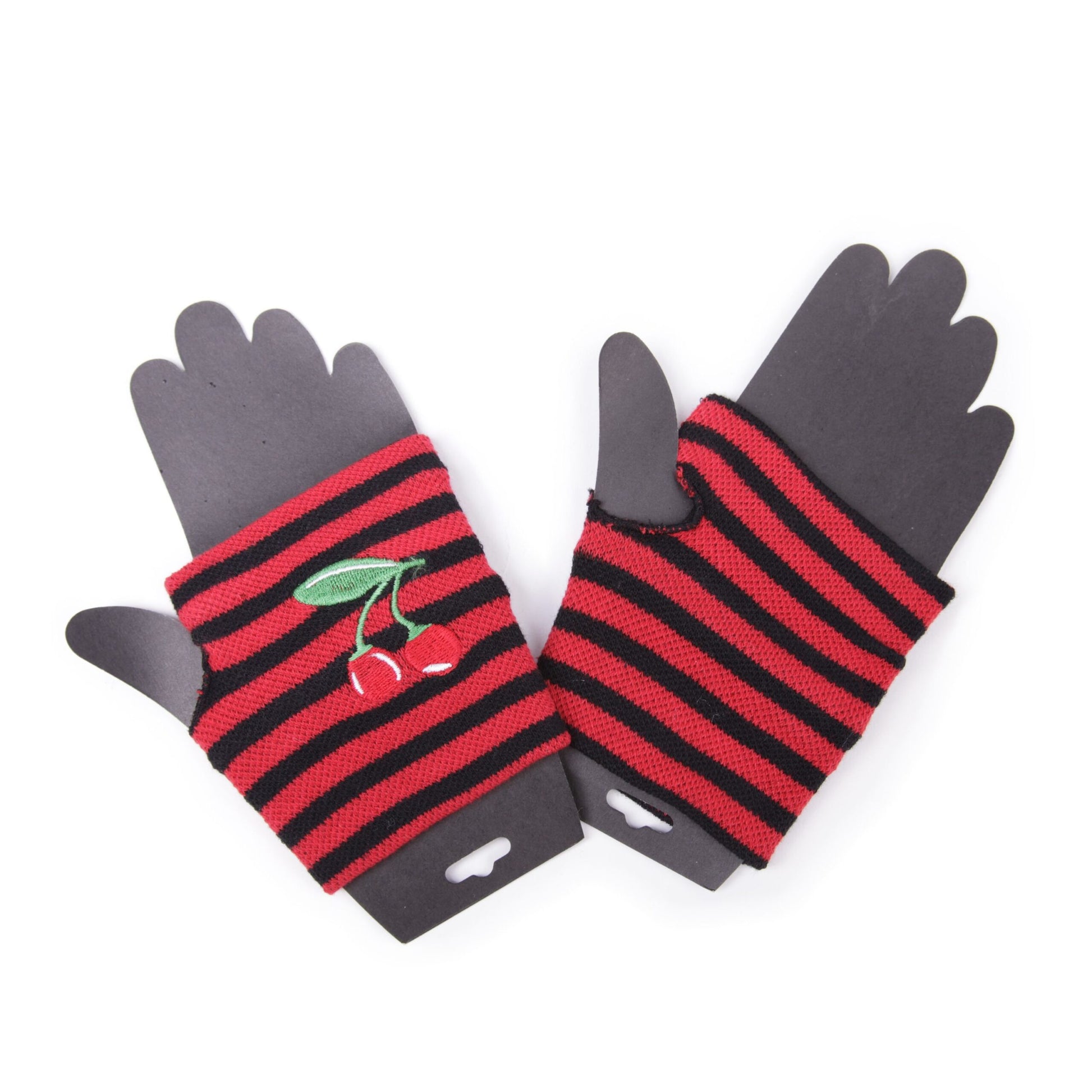 gestreifte handschuhe Handschuhe Cherry Stripes Rock Daddy