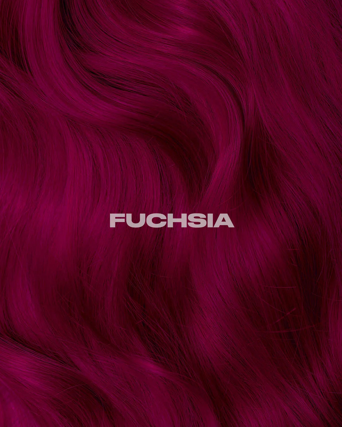semi-permanente Haartönung Fuchsia Pink in dem Farbton kräftiges, dunkles Magenta von Lunar Tides