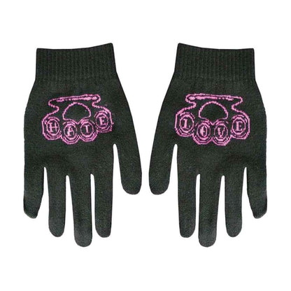pinke perioden handschuhe Handschuhe Schlagring Pink Rock Daddy