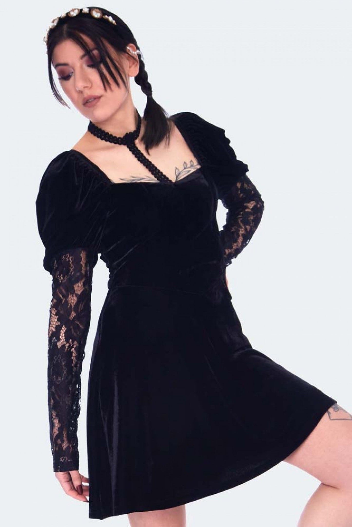 Gothic Queen Skater Dress Jawbreaker