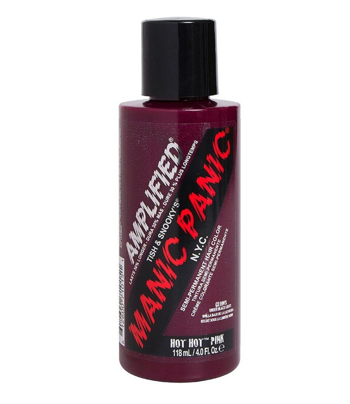 semi-permanente Haartönung Amplified HOT HOT PINK in dem Farbton Neonpink von Manic