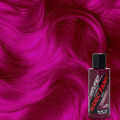 semi-permanente Haartönung Amplified HOT HOT PINK in dem Farbton Neonpink von Manic