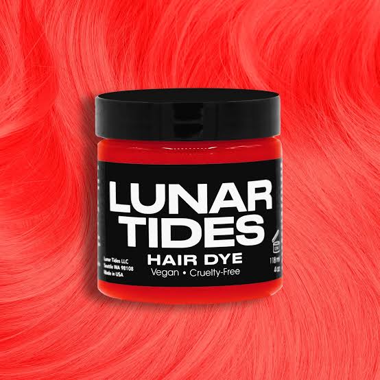 semi-permanente UV-Haartönung NEON GUAVA in dem Farbton Pink-Orange von Lunar Tides