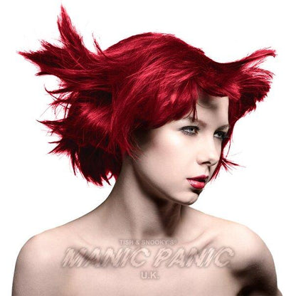 Farbbeispiel INFRA RED Haartönung Manic Panic