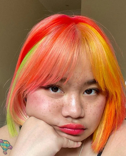 Inspirationsfoto PEACHY CORAL Haartönung Crazy Color