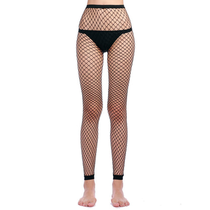 Leggings Big Fishnet Schwarz Erogance