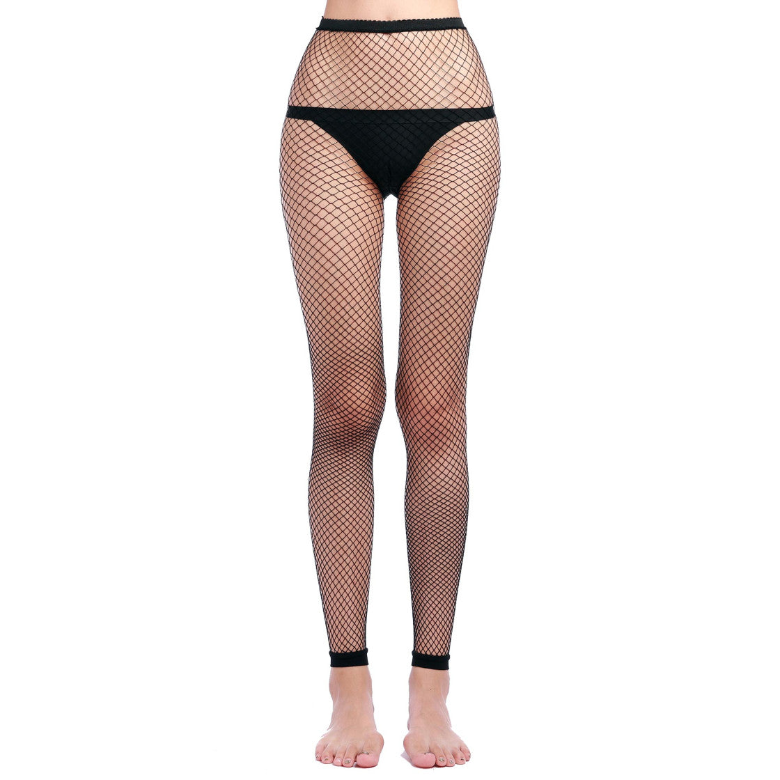 Leggings Medium Fishnet Schwarz Erogance