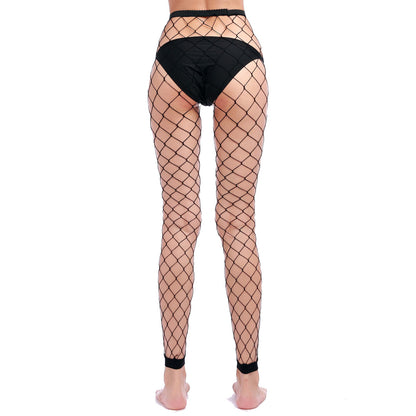 Leggings X-Large Fishnet Schwarz Erogance