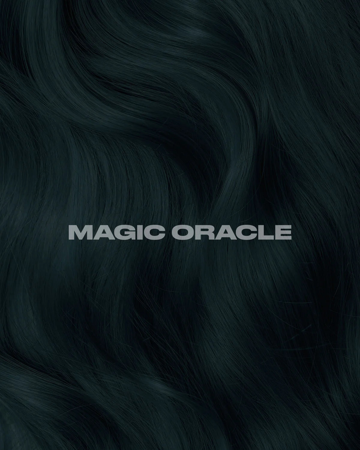 semi-permanente Haartönung Magic Oracle in dem Farbton dunkles Petrol mit schwarzen Untertönen von Lunar Tides