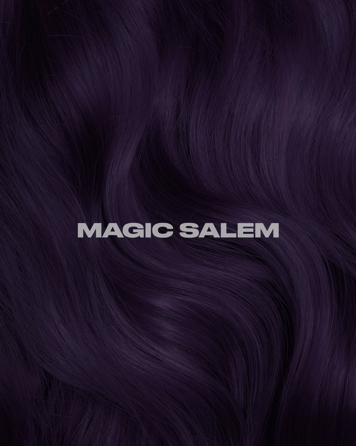semi-permanente Haartönung Magic Salem in dem Farbton Dunkellila von Lunar Tides