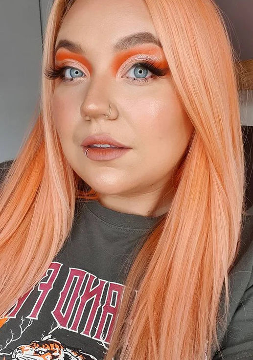 Inspirationsfoto PEACHY CORAL Haartönung Crazy Color
