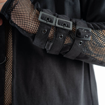 Nahaufnahme Stulpen und Schnallen