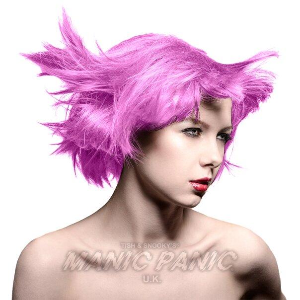 Farbbeispiel MYSTIC HEATHER Haartönung Manic Panic