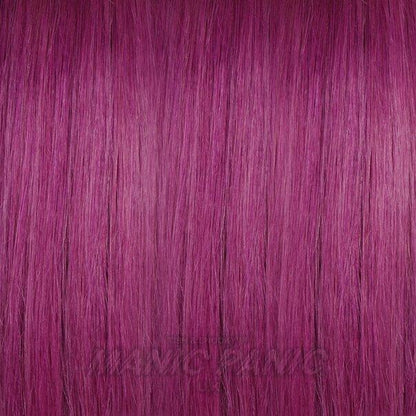 Helllilafarbendes Haar