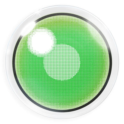 Grüne Kontaktlinse Demon Nezuko Green mit eingeschränktem Sichtfeld von MeralenS