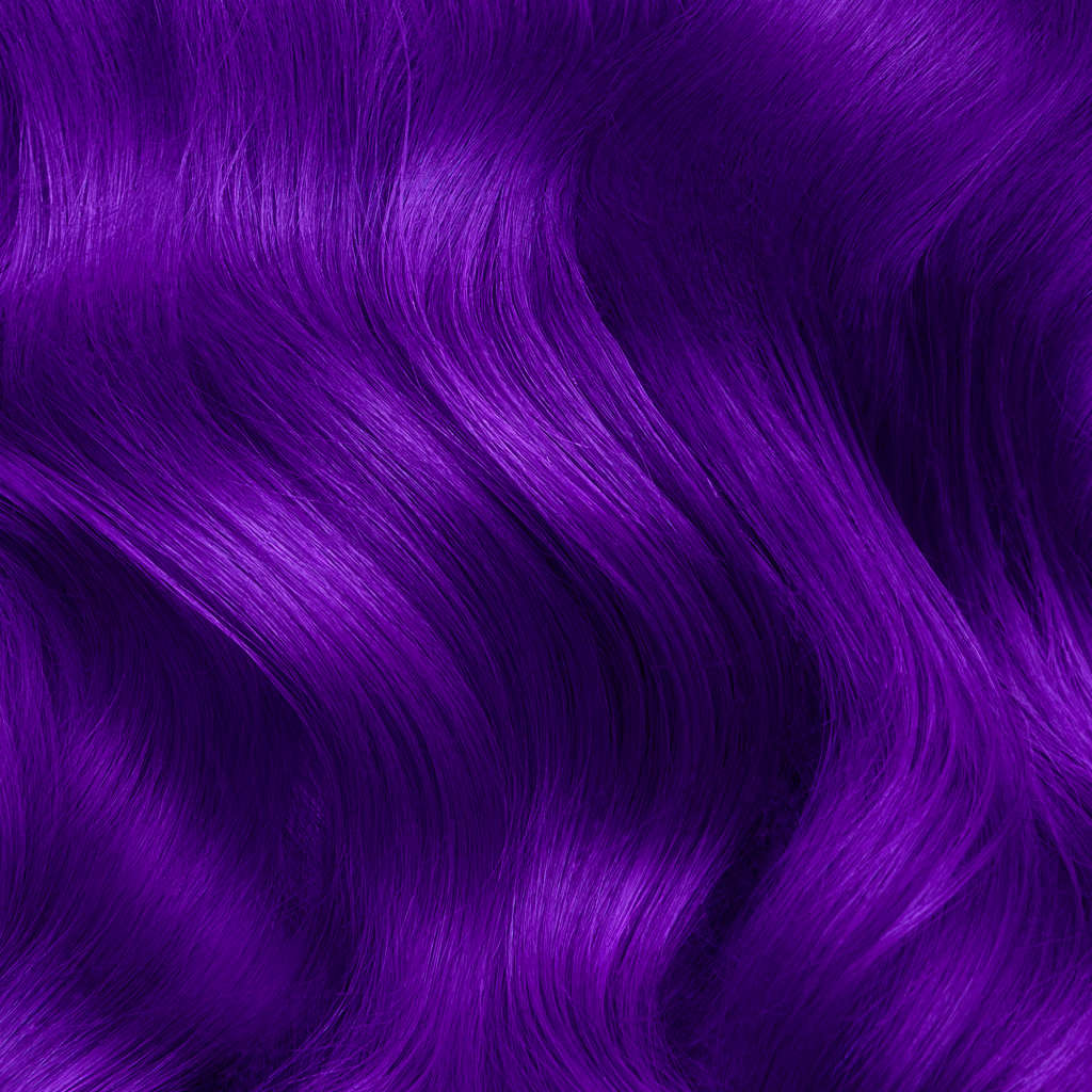 Violettes Haar