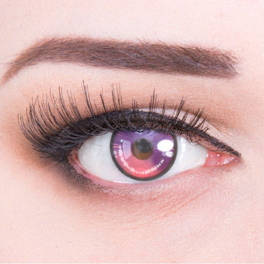 Rosa-lilafarbende Kontaktlinse Violet Anime Arc2 von MeralenS