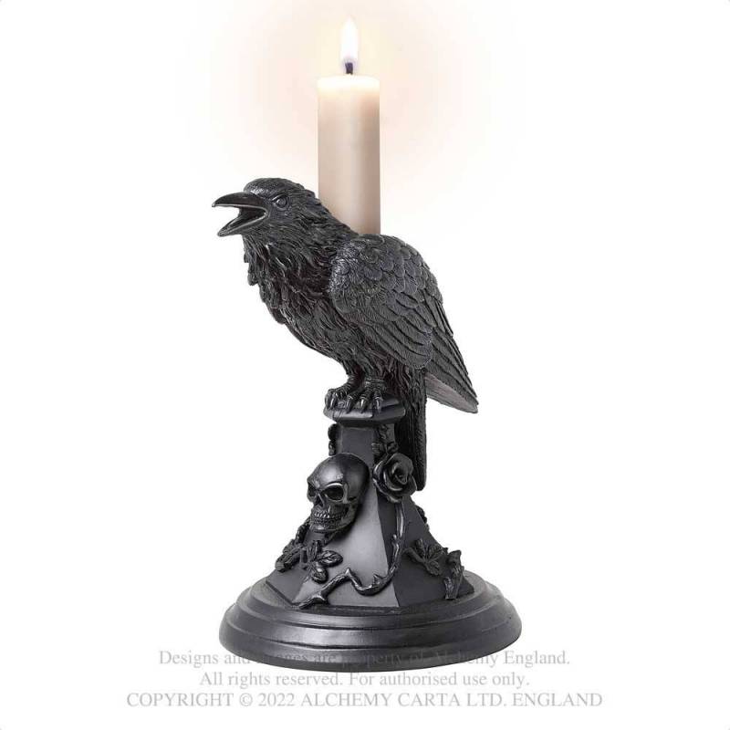 Poe's Raven Candle Stick Alchemy Colours Shop Hamburg