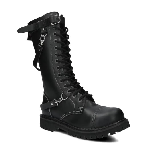 14 Loch 3 Straps Black Colours Boots 