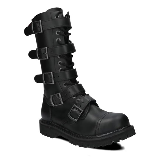 14 Loch 5 Buckles Black Colours Boots