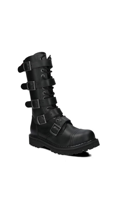 14 Loch 5 Buckles Black Colours Boots