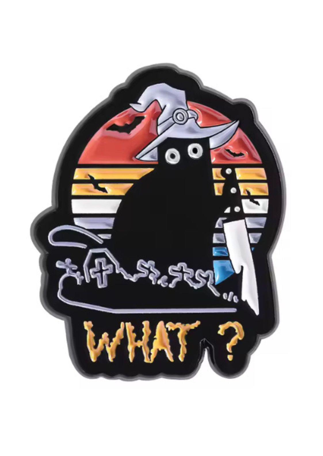 Kleiner Anstecker WHAT? CAT&nbsp;Pin von Easure