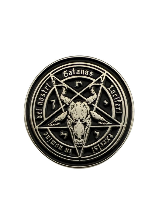 Kleiner Anstecker SATANAS Pin von Easure
