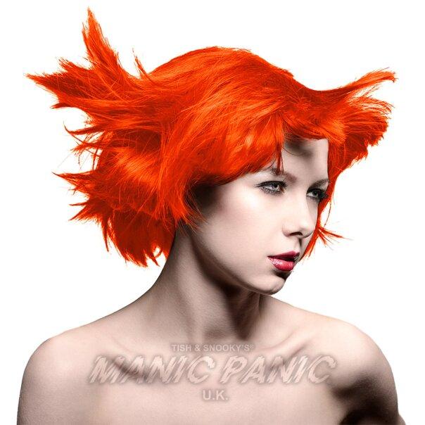 Farbbeispiel PSYCHEDELIC SUNSET Haartönung Manic Panic