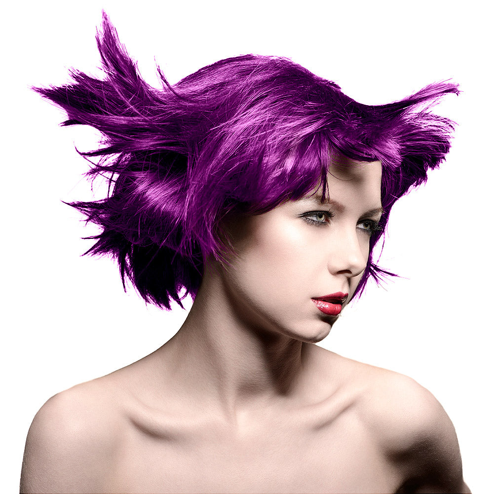 Farbbeispiel PURPLE HAZE Haartönung Manic Panic