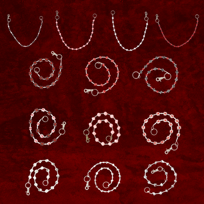 ÜBERRASCHUNGS Rockabilly Würfelkette Hosenkette