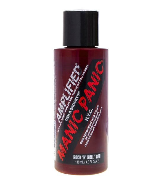 semi-permanente Haartönung Amplified ROCK'N'ROLL RED in dem Farbton Tiefrot von Manic Panic