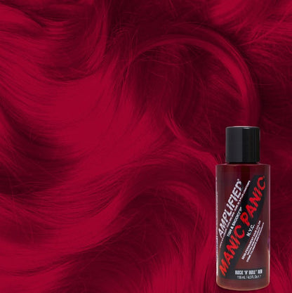 semi-permanente Haartönung Amplified ROCK'N'ROLL RED in dem Farbton Tiefrot von Manic Panic