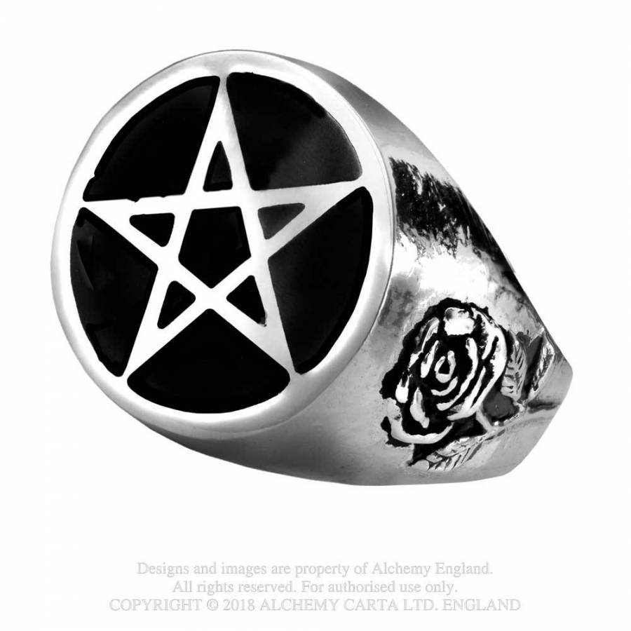 Roseus Pentagram Ring Alchemy Colours Shop Hamburg
