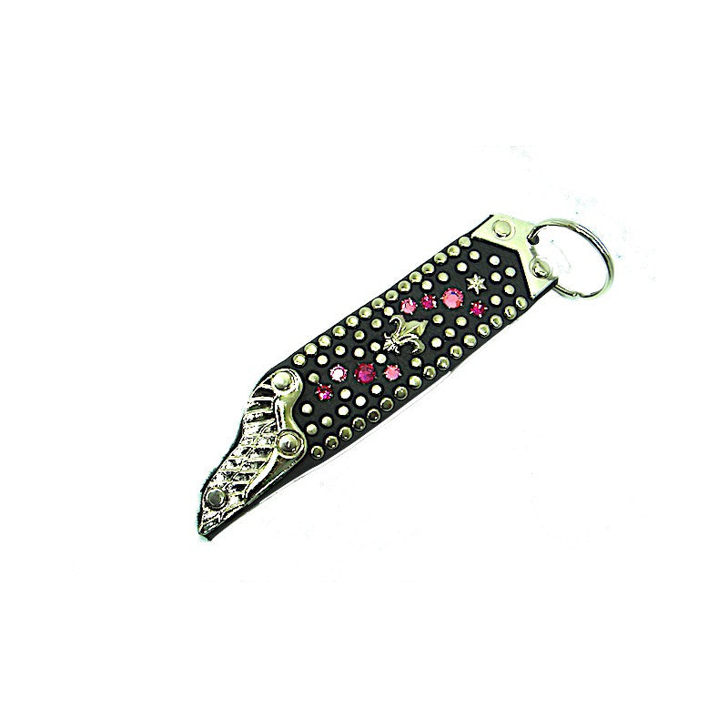 Schlüsselanhänger Pink Strass-Depot