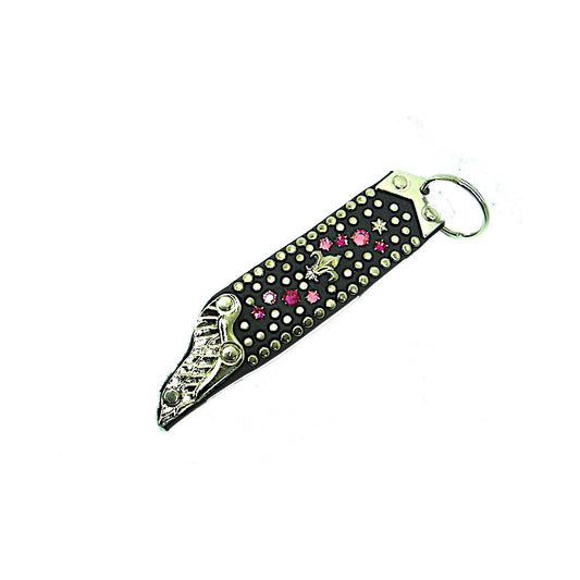 Schlüsselanhänger Pink Strass-Depot