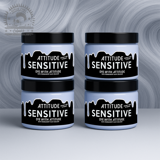 Vier semi-permanente Haartönungen 4er-Sparset SENSITIVE PASTELIZER zum Anmischen von Pastelltönen von Attitude