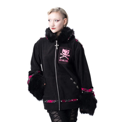 Eine weitere Variation der Cult-Bye-Bye-Kitty-Jacke mit Kitty-Ohren