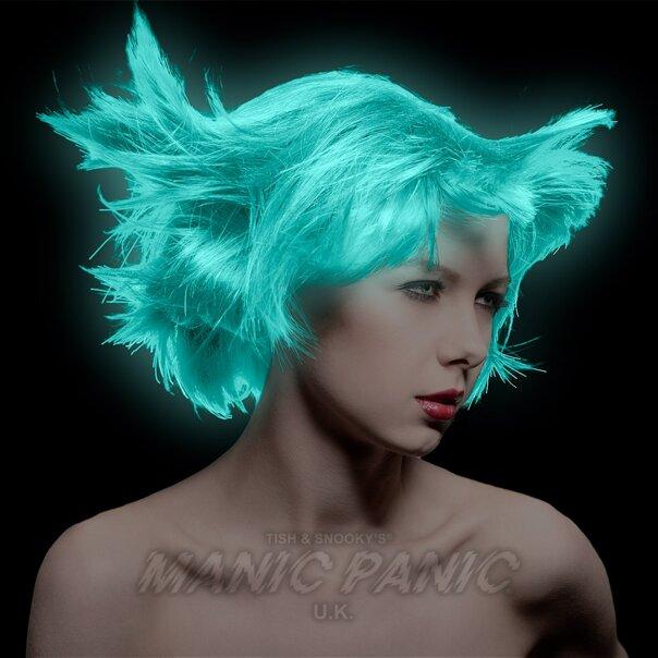 Farbbeispiel UV-SIRENS SONG Haartönung Manic Panic
